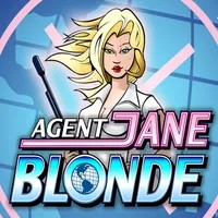 Agent Jane Blonde slot logo by Games Global at Priced Up CasinoAgent Jane Blonde