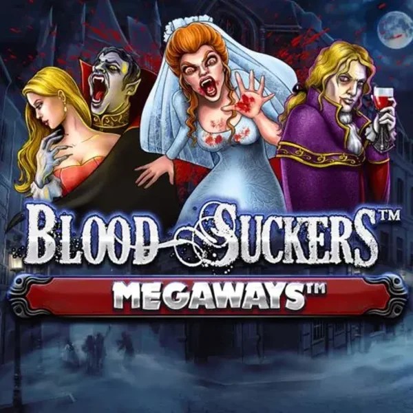 Slots logo of Blood Suckers Megaways from Red Tiger Gaming at Priced Up Casino