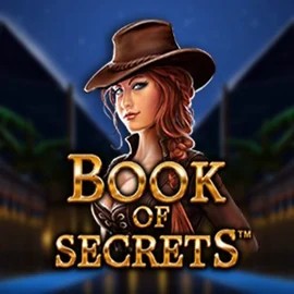 Logo of Book of Secrets from SYNOT Games at Priced Up Casino