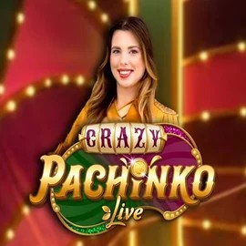 Official Live Casino logo: Crazy Pachinko by Evolution at Priced Up Casino