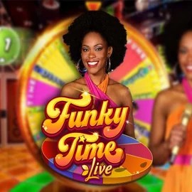 Funky Time by Evolution, showcased at priced-up-casino.co.uk – game logo