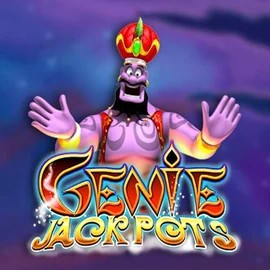 Genie Jackpots slot visual from Blueprint Gaming available on priced-up-casino.co.uk