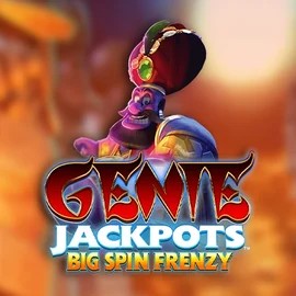 Jackpots logo of Genie Jackpots: Big Spin Frenzy from Blueprint Gaming at Priced Up Casino
