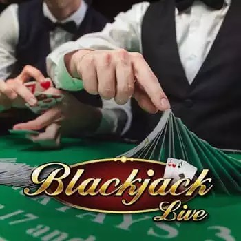 Live Blackjack slot logo by Pragmatic Live at Priced Up CasinoLive Blackjack