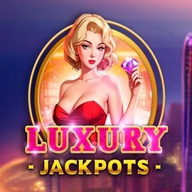 Luxury Jackpots slot logo by Triple Cherry at Priced Up Casino