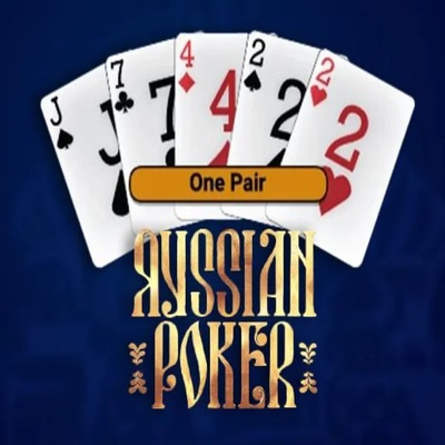 Russian Poker slot icon by OneTouch Games, available at Priced Up Casino