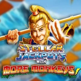 Stellar Jackpots with More Monkeys online slot from Lightning Box Game – play at priced-up-casino.co.uk