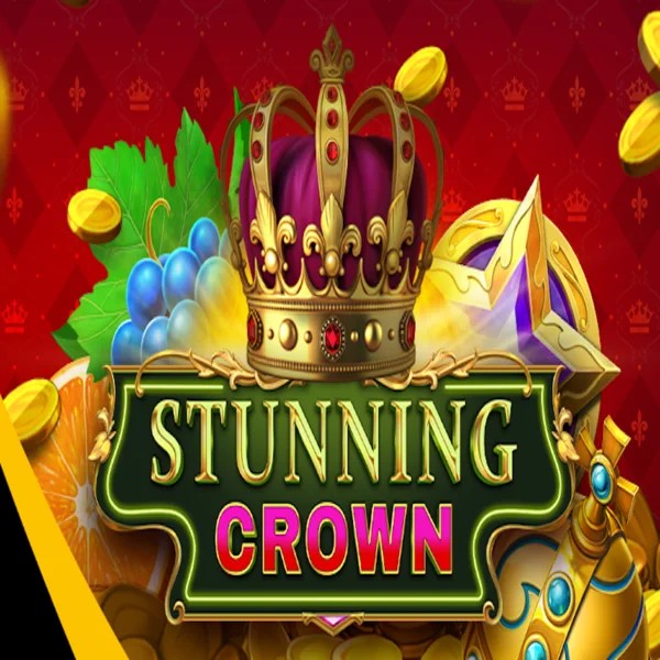 Stunning Crown slot logo by BF Games at Priced Up Casino