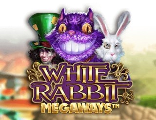 White Rabbit slot logo by Big Time Gaming at Priced Up CasinoWhite Rabbit